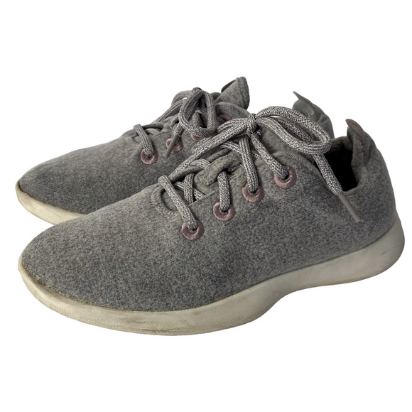 All Birds Outdoor Voices Collaboration Grey Wool Runners Size Women’s 8 - Picture 1 of 8